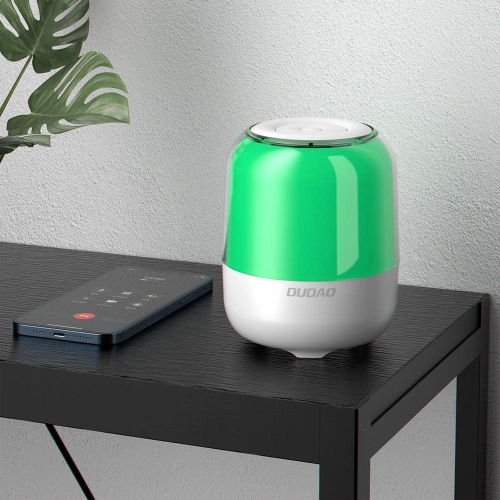 Buy Dudao wireless Bluetooth 5.0 RGB speaker 5W 1200mAh white (Y11S-white) - DDA143 - {ean13} - Home Screen Store Europe