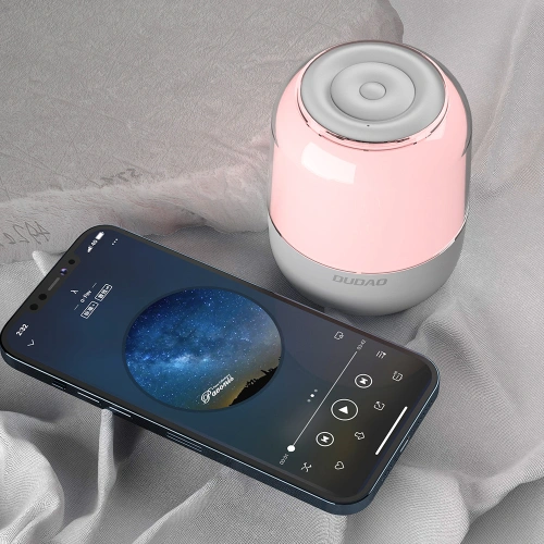 Buy Dudao wireless Bluetooth 5.0 RGB speaker 5W 1200mAh white (Y11S-white) - DDA143 - {ean13} - Home Screen Store Europe