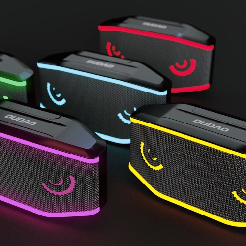Kup Difuzor Bluetooth 5.0 Dudao IPX7 RGB 5W 1200mAh negru (Y10XS) - DDA144 - {ean13} - Sklep Home Screen