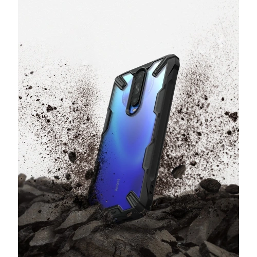 Kup Etui Ringke Fusion-X Pocophone X2/Redmi K30 Fekete - RGK1090BLK - {ean13} - Sklep Home Screen