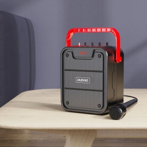 Karaoke-Set Dudao Lautsprecher + Mikrofon Bluetooth 5.0 10W 4800mAh schwarz (Y15s)
