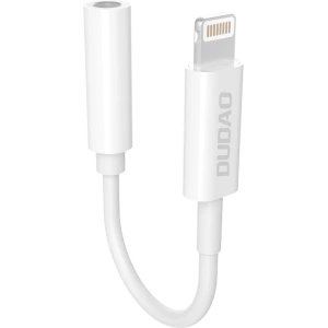 Kup Adapter audio Dudao Lightning/mini jack 3,5mm 10cm alb (L16) - DDA147 - {ean13} - Sklep Home Screen