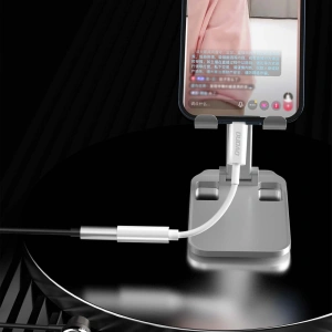 Kup Adapter audio Dudao Lightning/mini jack 3,5mm 10cm alb (L16) - DDA147 - {ean13} - Sklep Home Screen