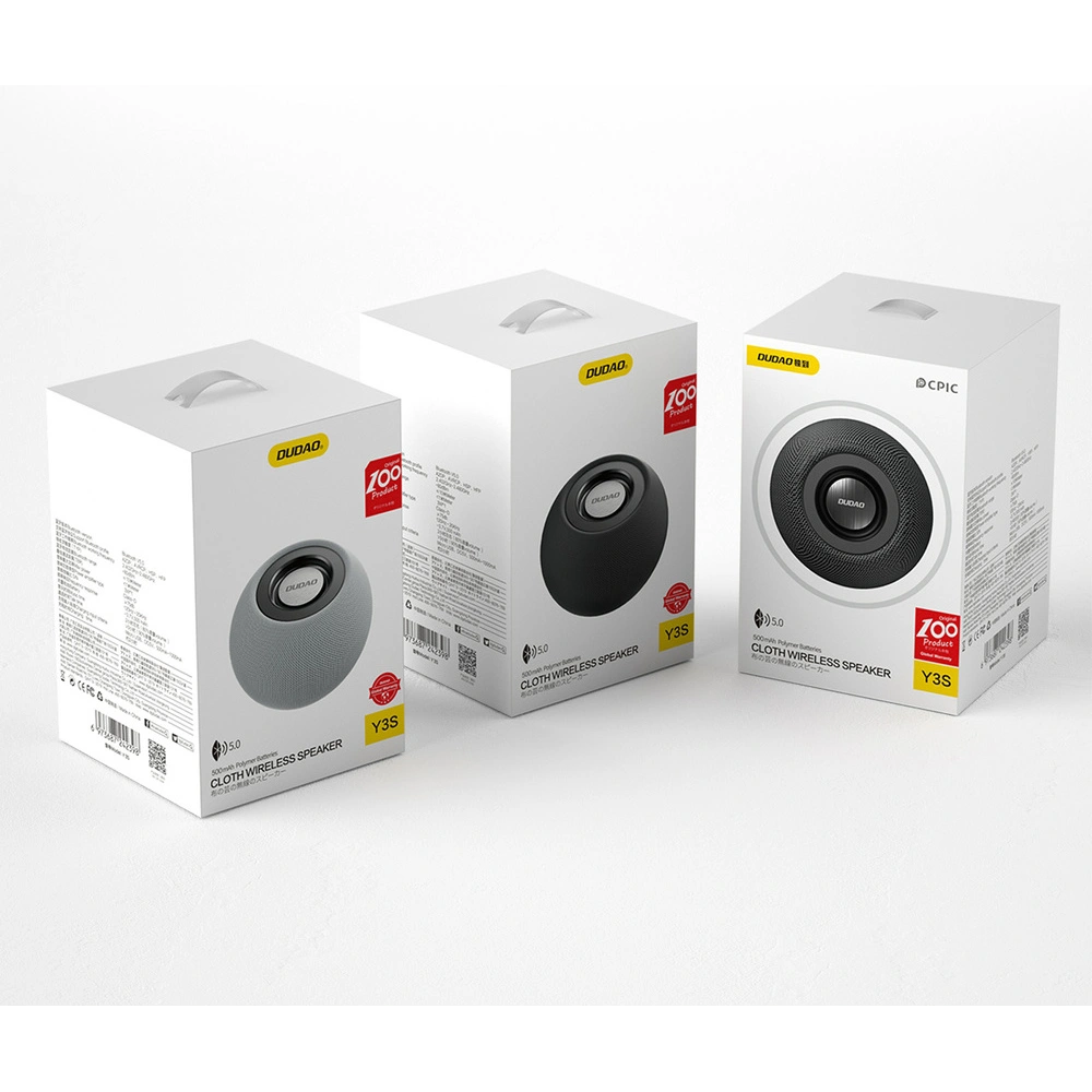 Głośnik wodoodporny Bluetooth 5.0 Dudao 3W 500mAh czarny (Y3s)