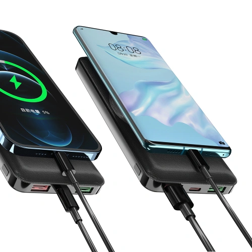 Kup Powerbank cu încărcare wireless Dudao MagSafe 10000mAh 22,5W Power Delivery Quick Charge 2xUSB/USB-C Qi 15W negru (K14Pro) - DDA150 - {ean13} - Sklep Home Screen
