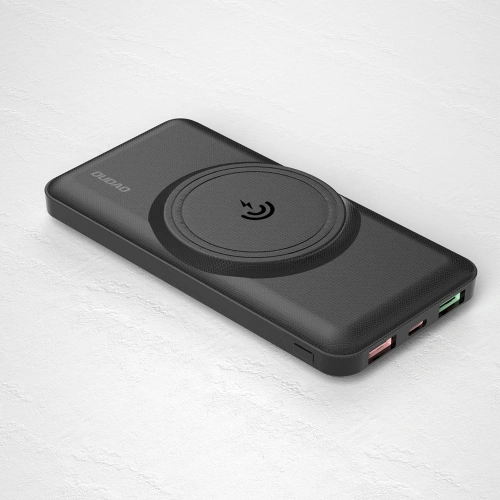 Kup Powerbank z ładowaniem bezprzewodowym Dudao MagSafe 10000mAh 22,5W Power Delivery Quick Charge 2xUSB/USB-C Qi 15W czarny (K14Pro) - DDA150 - {ean13} - Sklep Home Screen