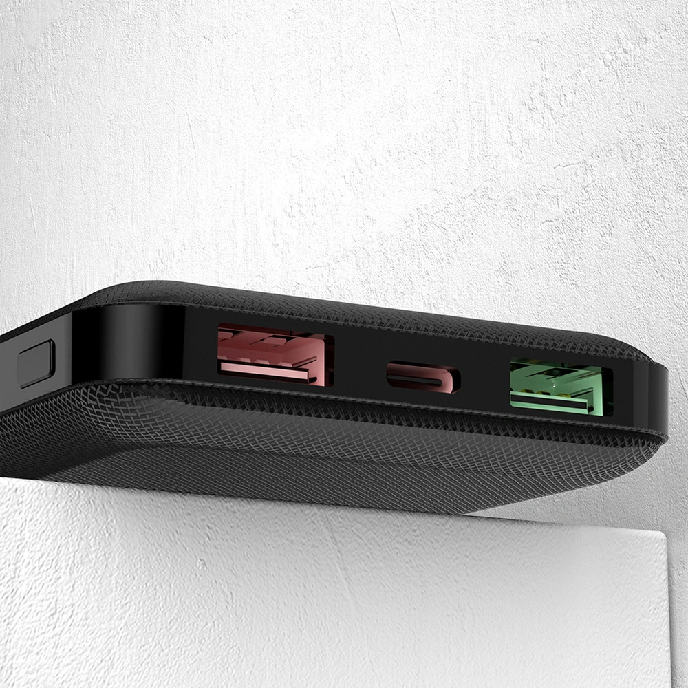 Powerbank z ładowaniem bezprzewodowym Dudao MagSafe 10000mAh 22,5W Power Delivery Quick Charge 2xUSB/USB-C Qi 15W czarny (K14Pro)