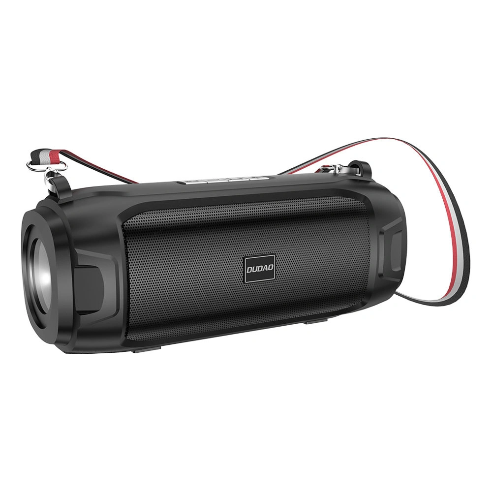 Głośnik Bluetooth 5.0 Dudao 5W 1200mAh radio FM panel solarny czarny (Y1XS)