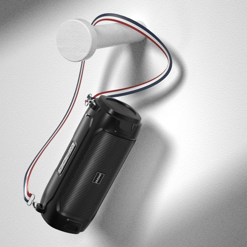 Kup Bluetooth reproduktor 5.0 Dudao 5W 1200mAh FM rádio solární panel černý (Y1XS) - DDA153 - {ean13} - Sklep Home Screen
