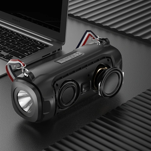 Kup Bluetooth reproduktor 5.0 Dudao 5W 1200mAh FM rádio solární panel černý (Y1XS) - DDA153 - {ean13} - Sklep Home Screen