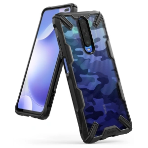 Kup Case Ringke Fusion-X Design Pocophone X2/Redmi K30 Camo (Moro) Schwarz - RGK1092MOB - {ean13} - Sklep Home Screen