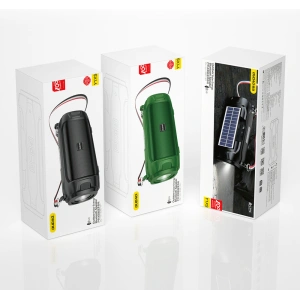 Kup Głośnik Bluetooth 5.0 Dudao 5W 1200mAh radio FM panel solarny zielony (Y1XS) - DDA154 - {ean13} - Sklep Home Screen