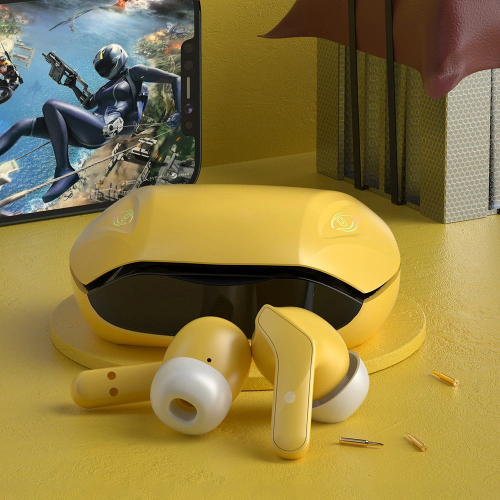 Słuchawki bezprzewodowe Dudao TWS Bluetooth 5.2 żółty (U16H)