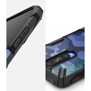 Kup Case Ringke Fusion-X Design Pocophone X2/Redmi K30 Camo (Moro) Schwarz - RGK1092MOB - {ean13} - Sklep Home Screen