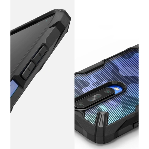 Kup Etui Ringke Fusion-X Design Pocophone X2/Redmi K30 Camo (Moro) Negru - RGK1092MOB - {ean13} - Sklep Home Screen