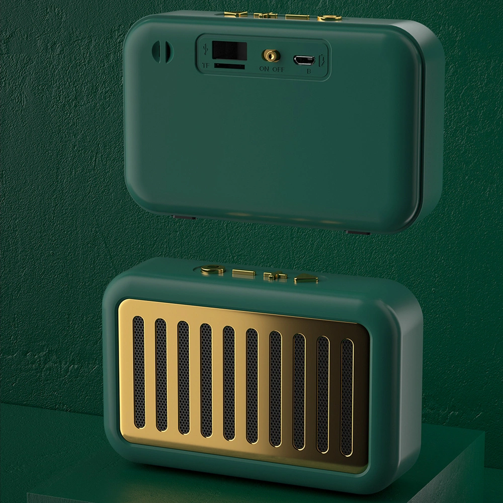 Głośnik retro Bluetooth 5.0 Dudao zielony (Y13s)