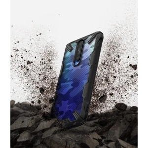 Kup Case Ringke Fusion-X Design Pocophone X2/Redmi K30 Camo (Moro) Schwarz - RGK1092MOB - {ean13} - Sklep Home Screen