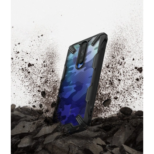 Kup Etui Ringke Fusion-X Design Pocophone X2/Redmi K30 Camo (Moro) Negru - RGK1092MOB - {ean13} - Sklep Home Screen