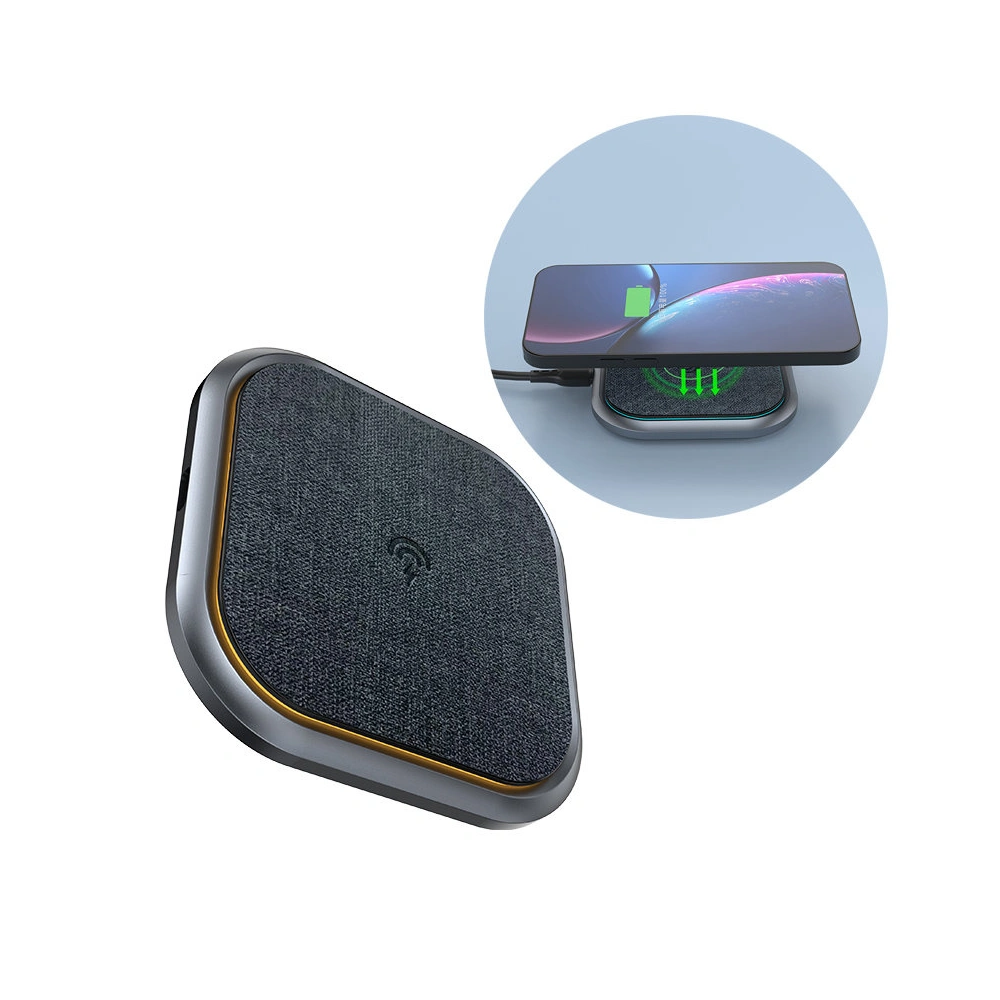 Ładowarka bezprzewodowa Dudao 15W szary (A10H)