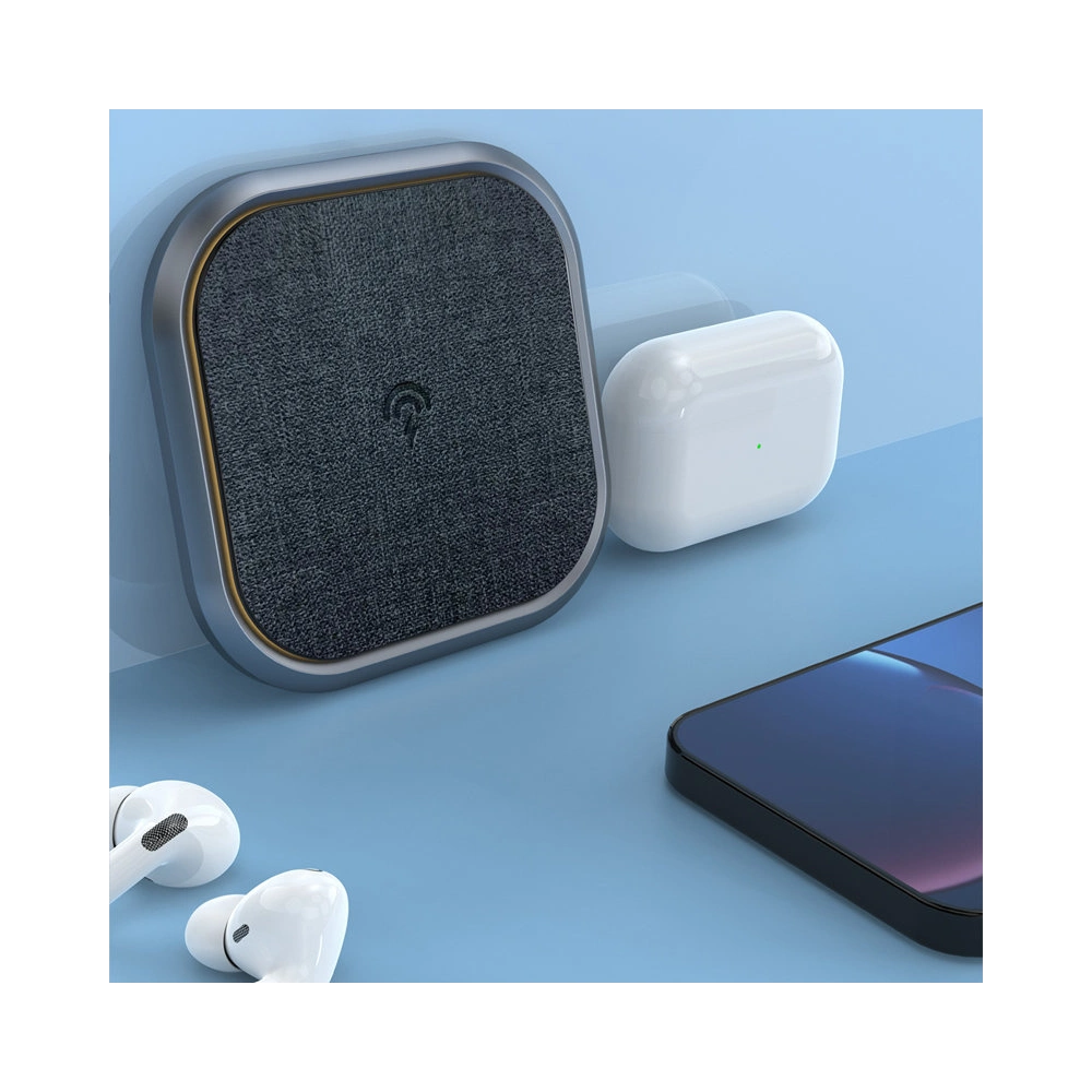 Ładowarka bezprzewodowa Dudao 15W szary (A10H)