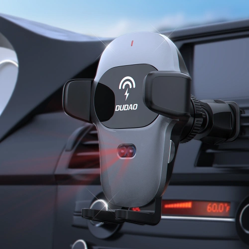 Kup Autohalterung mit induktiver Ladefunktion Dudao Qi 15W grau (F20xs) - DDA164 - {ean13} - Sklep Home Screen