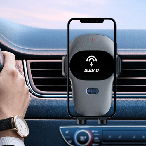 Kup Autohalterung mit induktiver Ladefunktion Dudao Qi 15W grau (F20xs) - DDA164 - {ean13} - Sklep Home Screen