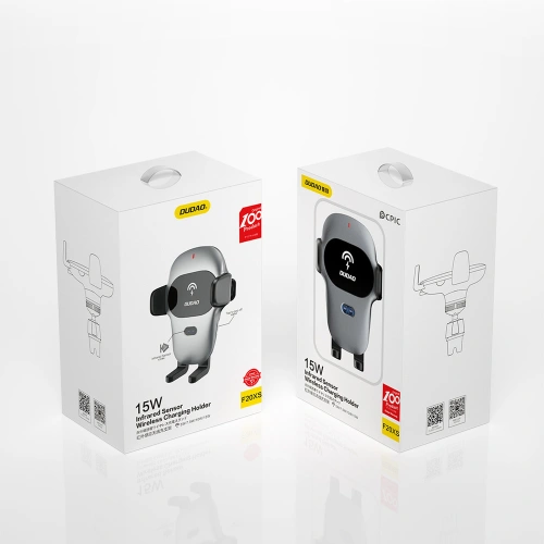 Kup Autohalterung mit induktiver Ladefunktion Dudao Qi 15W grau (F20xs) - DDA164 - {ean13} - Sklep Home Screen