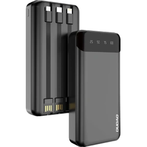 Kup Powerbank Dudao 20000mAh cu 3 cabluri USB-C/microUSB/Lightning integrate, negru (K6Pro+) - DDA166 - {ean13} - Sklep Home Screen