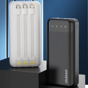 Kup Powerbank Dudao 20000mAh cu 3 cabluri integrate USB-C/microUSB/Lightning alb (K6Pro+) - DDA167 - {ean13} - Sklep Home Screen