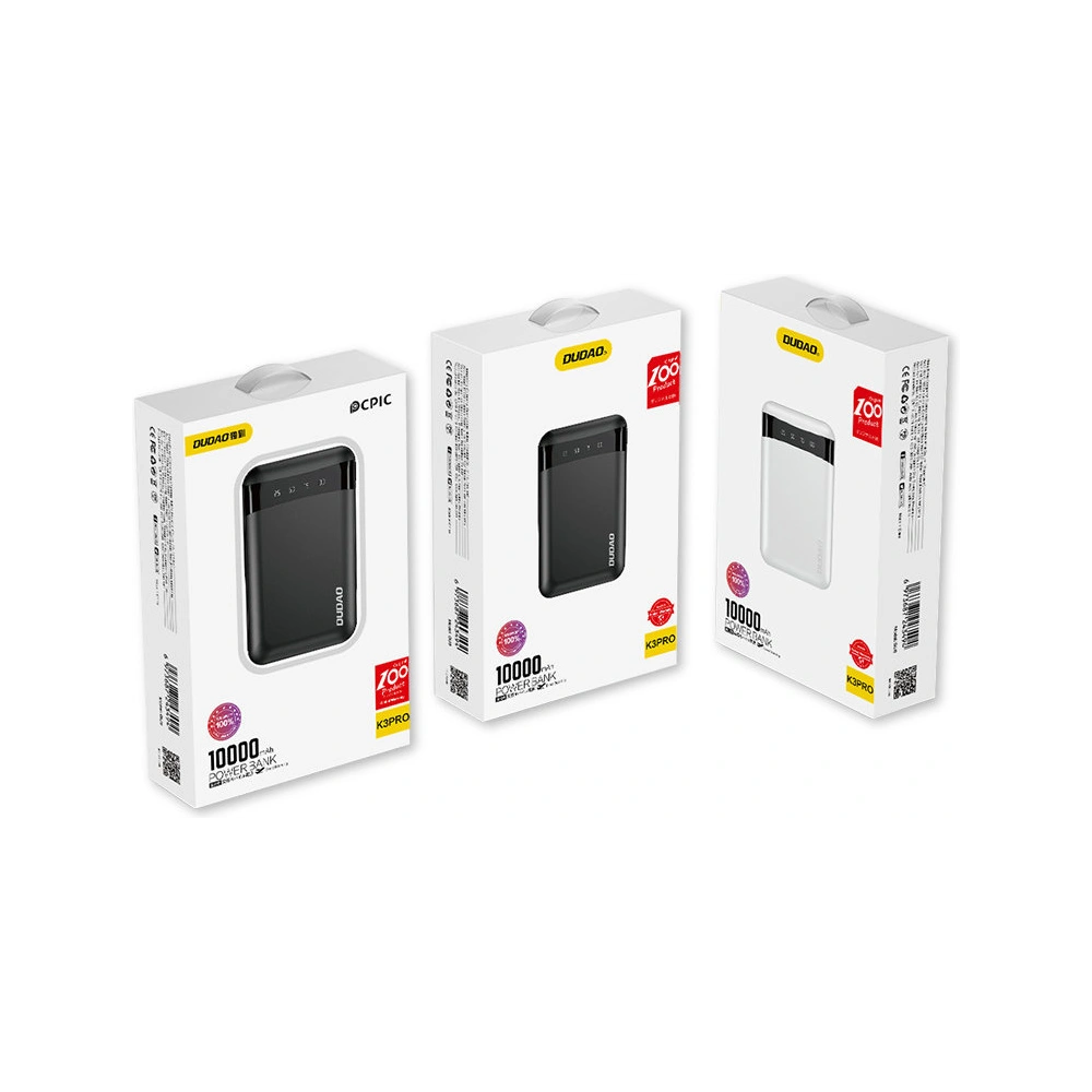 Powerbank Dudao 10000mAh USB biały (K3Pro mini)