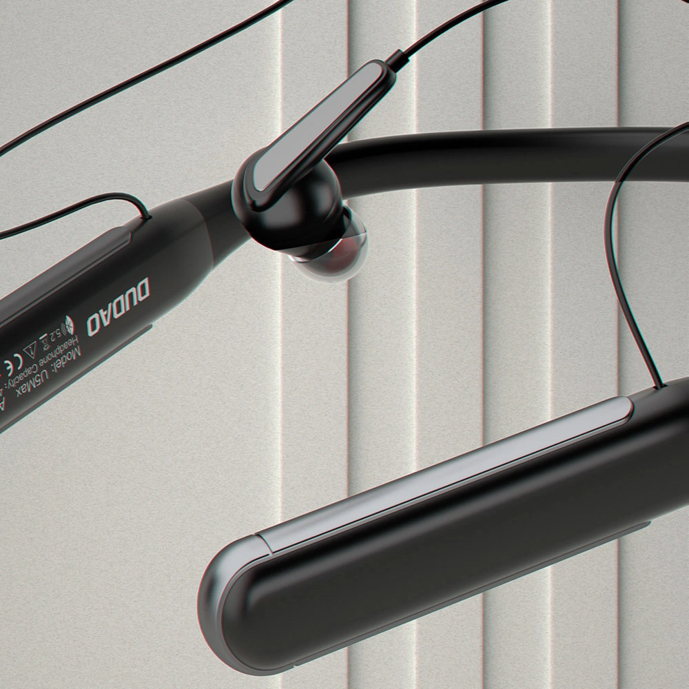 Słuchawki bezprzewodowe Dudao Neckband 400mAh czarny (U5Max)