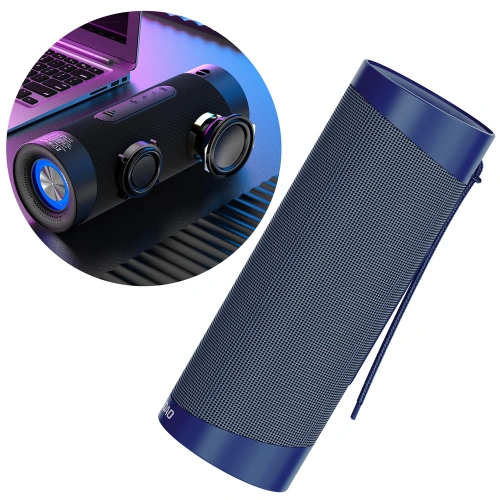 Buy Dudao Wireless Bluetooth Speaker 5.0 RGB Light Blue (Y10Pro) - DDA173 - {ean13} - Home Screen Store Europe