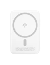 Kup Powerbank s bezdrátovým nabíjením Dudao MagSafe 5000mAh + magnetický nabíjecí kroužek bílý (K14S) - DDA177 - {ean13} - Sklep Home Screen