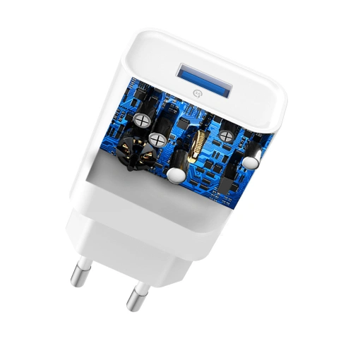 Kup Hálózati töltő Dudao USB QC3.0 12W fehér + Lightning kábel 1m (A3EU) - DDA178 - {ean13} - Sklep Home Screen