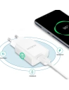 Kup Hálózati töltő Dudao USB QC3.0 12W fehér + Lightning kábel 1m (A3EU) - DDA178 - {ean13} - Sklep Home Screen