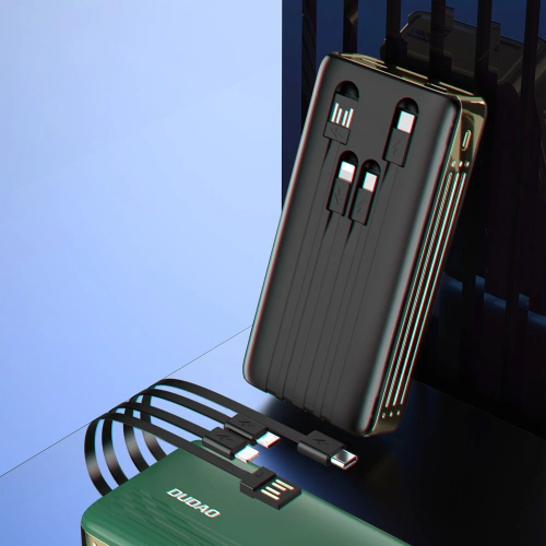 Kup Powerbank Dudao 20000mAh z wbudowanymi kablami ekran LED czarny (K4Pro) - DDA181 - {ean13} - Sklep Home Screen