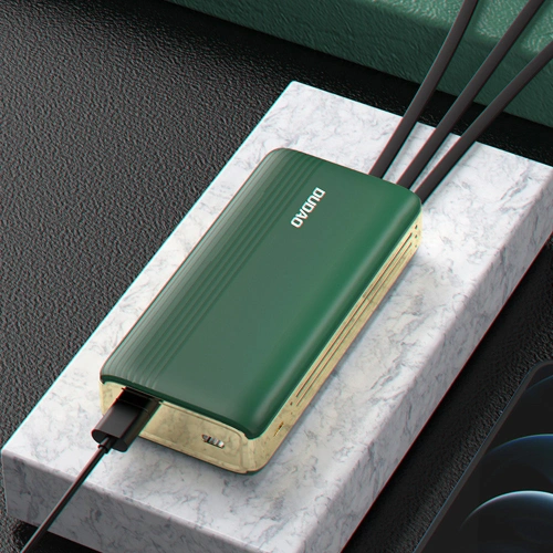 Kup Powerbank Dudao 20000mAh z wbudowanymi kablami ekran LED czarny (K4Pro) - DDA181 - {ean13} - Sklep Home Screen