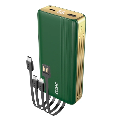 Kup Powerbank Dudao 20000mAh cu cabluri integrate ecran LED verde (K4Pro) - DDA182 - {ean13} - Sklep Home Screen