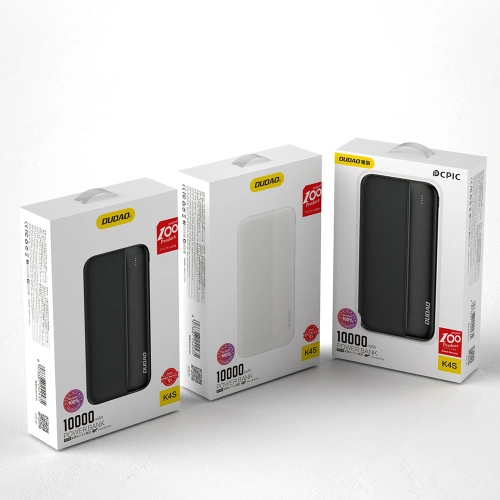 Kup Powerbank Dudao 2xUSB 10000mAh 5V/2A alb (K4S) - DDA185 - {ean13} - Sklep Home Screen