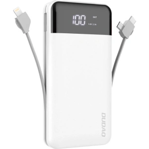 Kup Powerbank Dudao 20000mAh z wbudowanymi kablami biały (K1Pro) - DDA188 - {ean13} - Sklep Home Screen