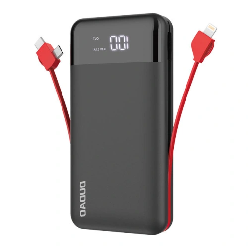 Kup Powerbank Dudao 20000mAh cu cabluri integrate negru (K1Pro) - DDA189 - {ean13} - Sklep Home Screen