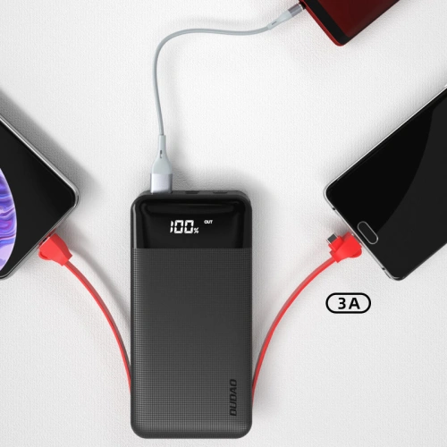 Kup Powerbank Dudao 2xUSB 10000mAh 2A cablu încorporat 3w1 Lightning/USB-C/microUSB 3A alb (K1A) - DDA190 - {ean13} - Sklep Home Screen