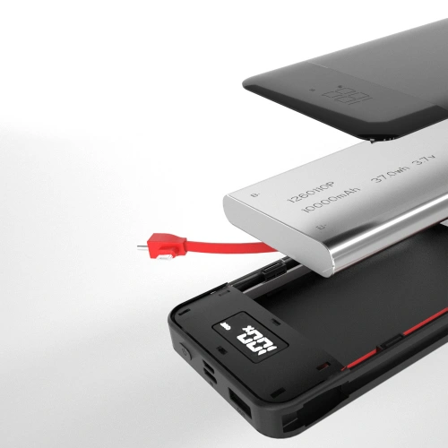 Kup Powerbank Dudao 2xUSB 10000mAh 2A cablu încorporat 3w1 Lightning/USB-C/microUSB 3A alb (K1A) - DDA190 - {ean13} - Sklep Home Screen