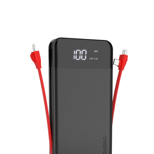 Kup Powerbank Dudao 2xUSB 10000mAh 2A cablu încorporat 3w1 Lightning/USB-C/microUSB 3A alb (K1A) - DDA190 - {ean13} - Sklep Home Screen