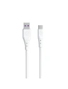 Cablul Dudao USB – USB-C 6A 1 m alb (TGL3T)