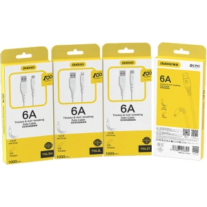 Kup Kabel Dudao USB/microUSB 6A 1m alb (TGL3M) - DDA199 - {ean13} - Sklep Home Screen
