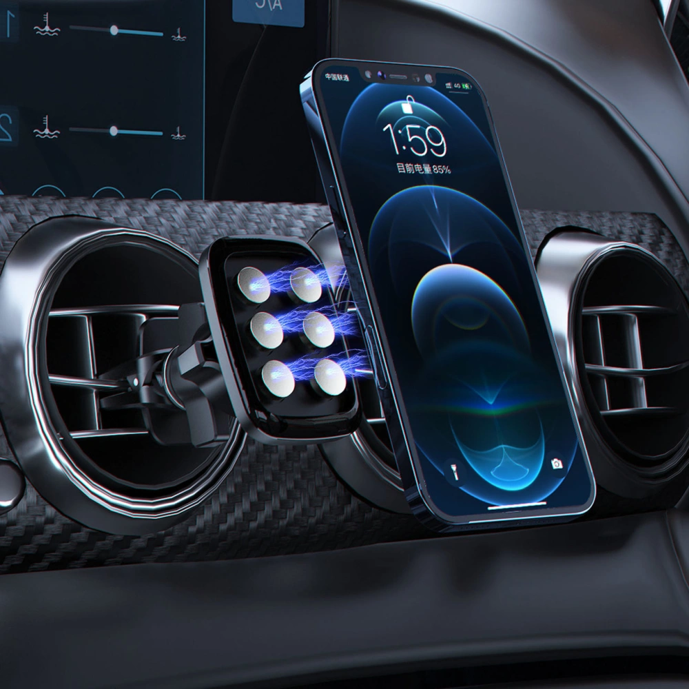 Uchwyt samochodowy magnetyczny Dudao czarny (F8H)