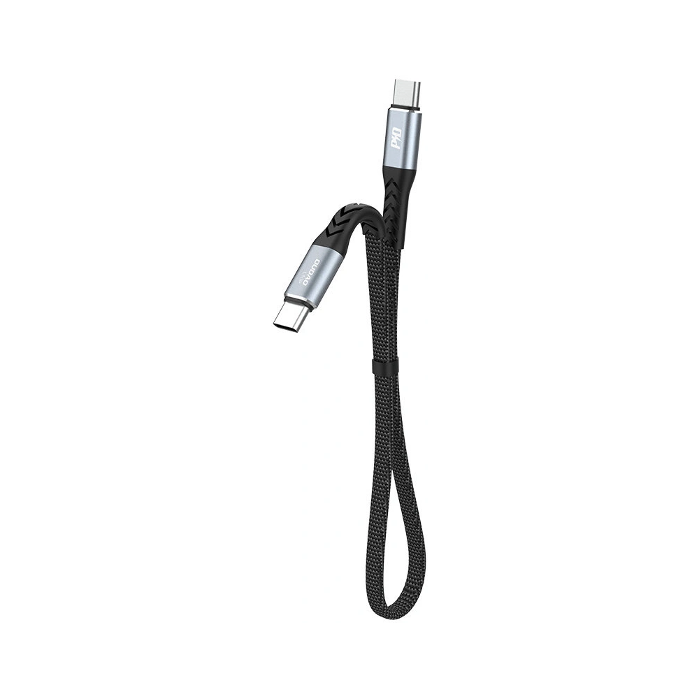 Kabel Dudao USB-C - USB-C PD100W 23cm czarny (L10C)
