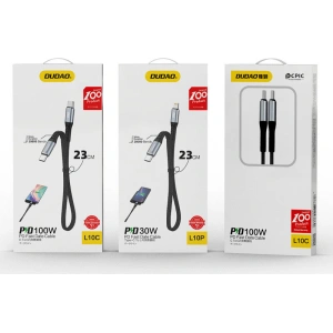 Kup Cablul Dudao USB-C/Lightning PD20W negru (L10P) - DDA204 - {ean13} - Sklep Home Screen
