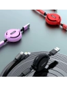 Buy Dudao L8H cable 3in1 extendable 1.1m red (L8H-red) - DDA205 - {ean13} - Home Screen Store Europe